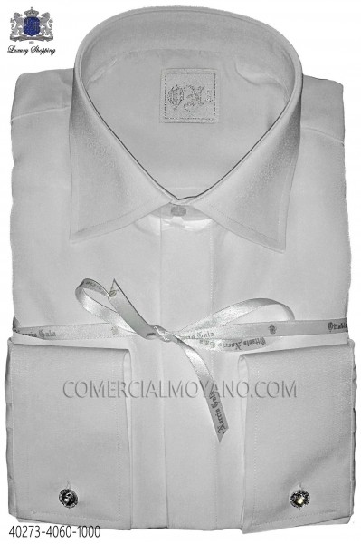 Camisa de microfibra blanca 40273-4060-1000 Ottavio Nuccio Gala.