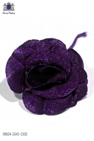 Purple lapel flower pin 98604-2645-3300 Ottavio Nuccio Gala.