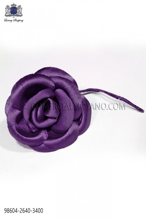 Purple satin flower 98604-2640-3400 Ottavio Nuccio Gala.