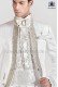 Baroque Italian white wedding suit