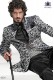 Barocken schwarz mit Silberbrokat Hochzeitsanzug Mario Moyano 60624