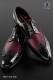 Black and red leather "Golf" shoes 98092-5300-8380 Ottavio Nuccio Gala.