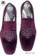 Purple velvet slippers with silver embroidery 98014-2787-3384 Ottavio Nuccio Gala.