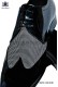 Bicolor houndstooth black leather laced shoes 98019-5390-8180 Ottavio Nuccio Gala.