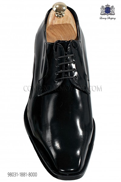 Black leather lace-up men shoes 98031-1881-8000 Ottavio Nuccio Gala.