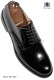 Black leather "Derby" shoes 98020-1881-8000 Ottavio Nuccio Gala.