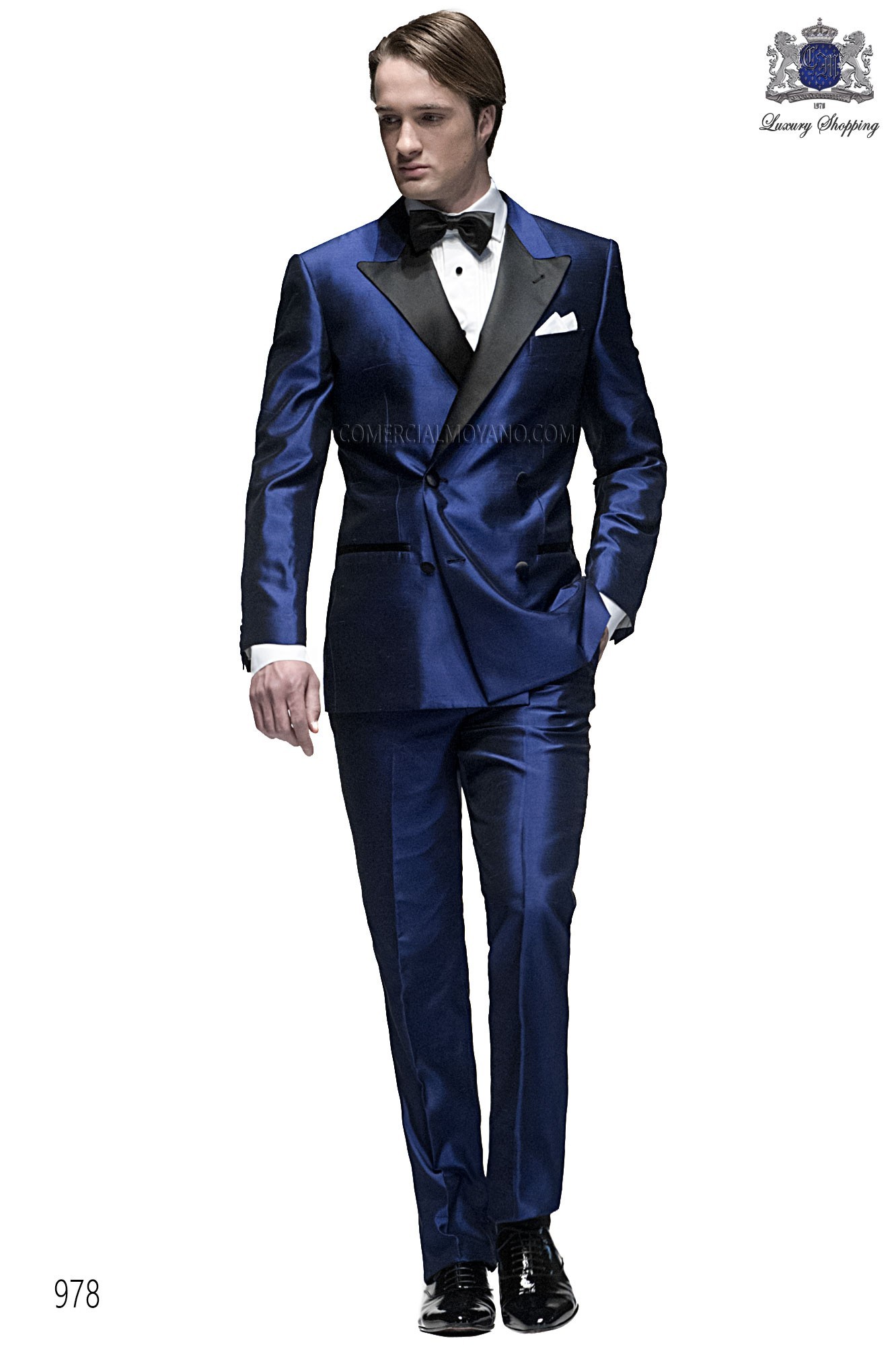 Traje de fiesta hombre azul modelo: 978 Mario Moyano colección Black Tie