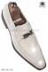 Ivory patent leather men shoes 98091-1982-1200 Ottavio Nuccio Gala.
