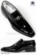 Black leather men shoes 98091-1881-8000 Ottavio Nuccio Gala.