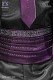 Purple lurex cummerbund 10256-2645-3370 Ottavio Nuccio Gala.