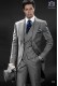 gray fil a fil wedding morning suit 378 Mario Moyano