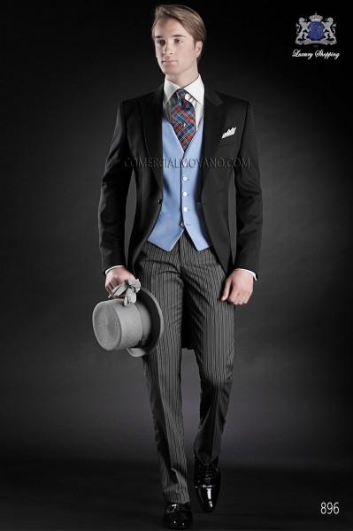 Gentleman black men wedding suit style 896 Mario Moyano
