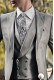 Italian gray wool silk morning suit