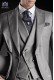 Bespoke gray fil a fil morning suit 909 Mario Moyano