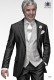 Costume gris manteau de mariée courte redingote 656 Mario Moyano