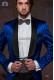 Navy blue silk cummerbund and bow tie 57511-9000-5084 Ottavio Nuccio Gala.