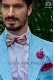 Fuchsia jacquared silk bow tie and handkerchief set 56589-2835-1435 Ottavio Nuccio Gala.
