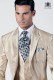 Ivory silk italian fashion three-piece suit