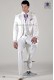 White italian fashion suit