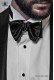 Black satin bow tie 10252-5201-8000 Ottavio Nuccio Gala.