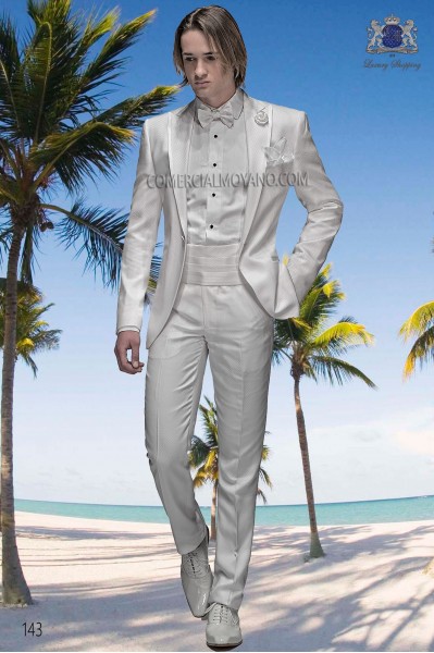 White fashion men suit