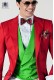 Red tartan plaid silk bow tie 10272-2870-3000 Ottavio Nuccio Gala.