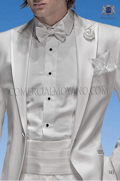 Bicolor white bow tie 10289-5251-1010 Ottavio Nuccio Gala.
