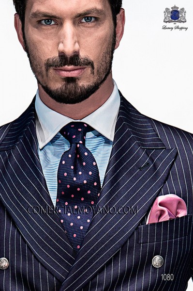 Blue tie with polka dots 10103-9000-5097 Ottavio Nuccio Gala.