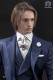 Pear gray satin tie and handkerchief 56502-2640-7300 Ottavio Nuccio Gala.