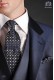 Blue silk tie & handkerchief 56502-2839-5000 Ottavio Nuccio Gala.
