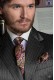 Purple silk tie & handkerchief 56502-2879-3300 Ottavio Nuccio Gala.