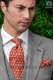 Red silk tie and handkerchief 56503-9000-2999 Ottavio Nuccio Gala.