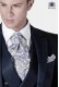 Blue cashmere tie and handkerchief 56579-2901-7200 Ottavio Nuccio Gala.