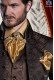 Gold lace foulard with handkerchief 56543-2766-2200 Ottavio Nuccio Gala.