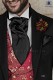 Black satin foulard and handkerchief set 56534-1328-8000 Ottavio Nuccio Gala.
