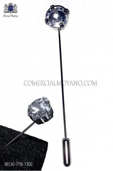 Crystal rhinestone pin 98530-7118-7300 Ottavio Nuccio Gala.