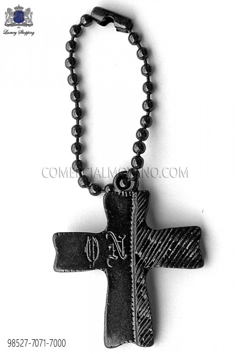 Dark silver cross pendant 98527-7071-7000 Ottavio Nuccio Gala.