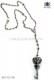 Baroque key necklace 98525-7023-7000 Ottavio Nuccio Gala.