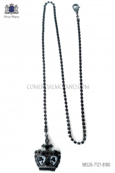 Chain with crown pendant 98526-7121-8180 Ottavio Nuccio Gala.