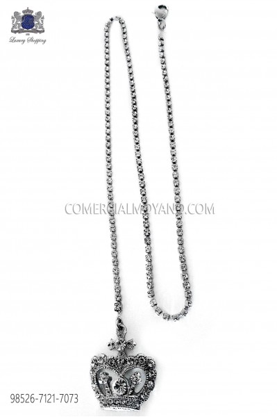 Chain with crown pendant 98526-7121-7073 Ottavio Nuccio Gala.