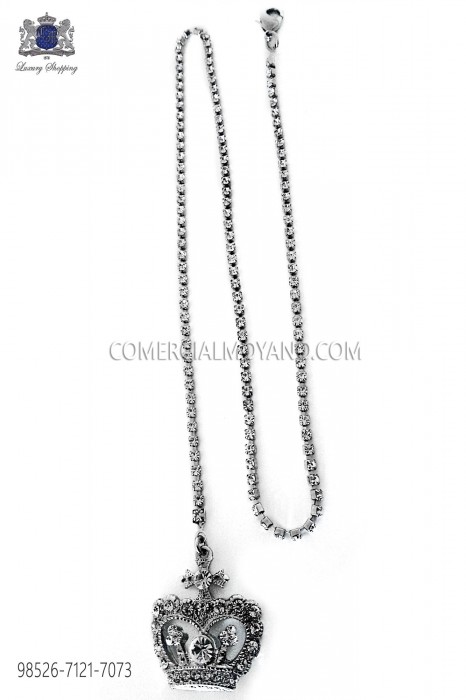 Chain with crown pendant 98526-7121-7073 Ottavio Nuccio Gala.