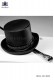 Top hat in black satin 98544-5201-8000 Ottavio Nuccio Gala.