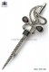Silver sword lapel pin 98521-7018-7000 Ottavio Nuccio Gala.