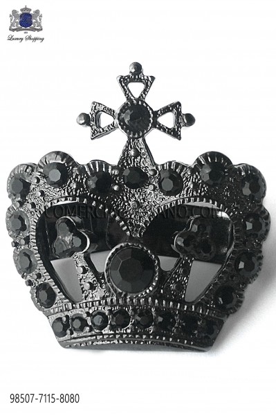 Gunmetal grey crown clasp 98507-7115-8080 Ottavio Nuccio Gala.