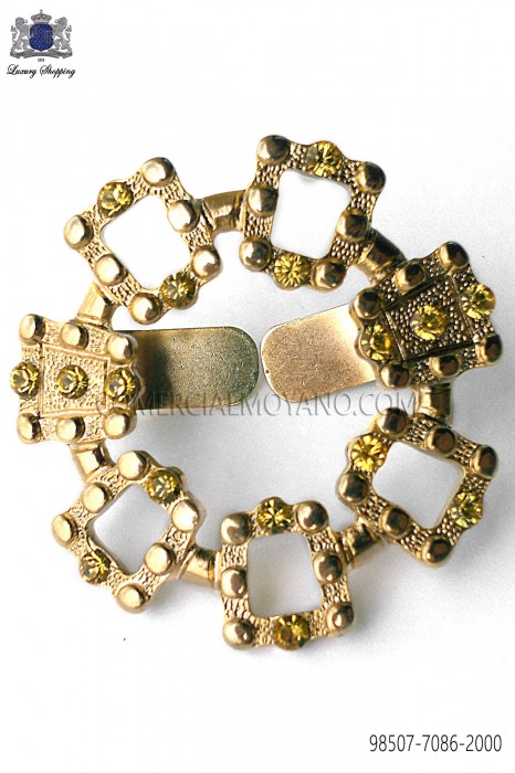 Broche metalico acabado oro 98507-7086-2000 Ottavio Nuccio Gala.