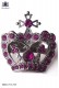 Crown clasp with amethyst rhinestone 98507-7115-7337 Ottavio Nuccio Gala.