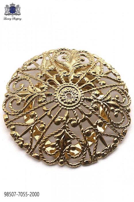 Gold baroque clasp 98507-7055-2000 Ottavio Nuccio Gala.