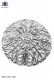 Silver baroque clasp 98507-7055-7300 Ottavio Nuccio Gala.