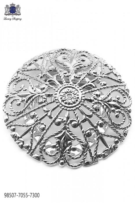 Silver baroque clasp 98507-7055-7300 Ottavio Nuccio Gala.