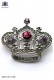 Broche de plata corona piedras violetas 98521-7017-7200 Ottavio Nuccio Gala.